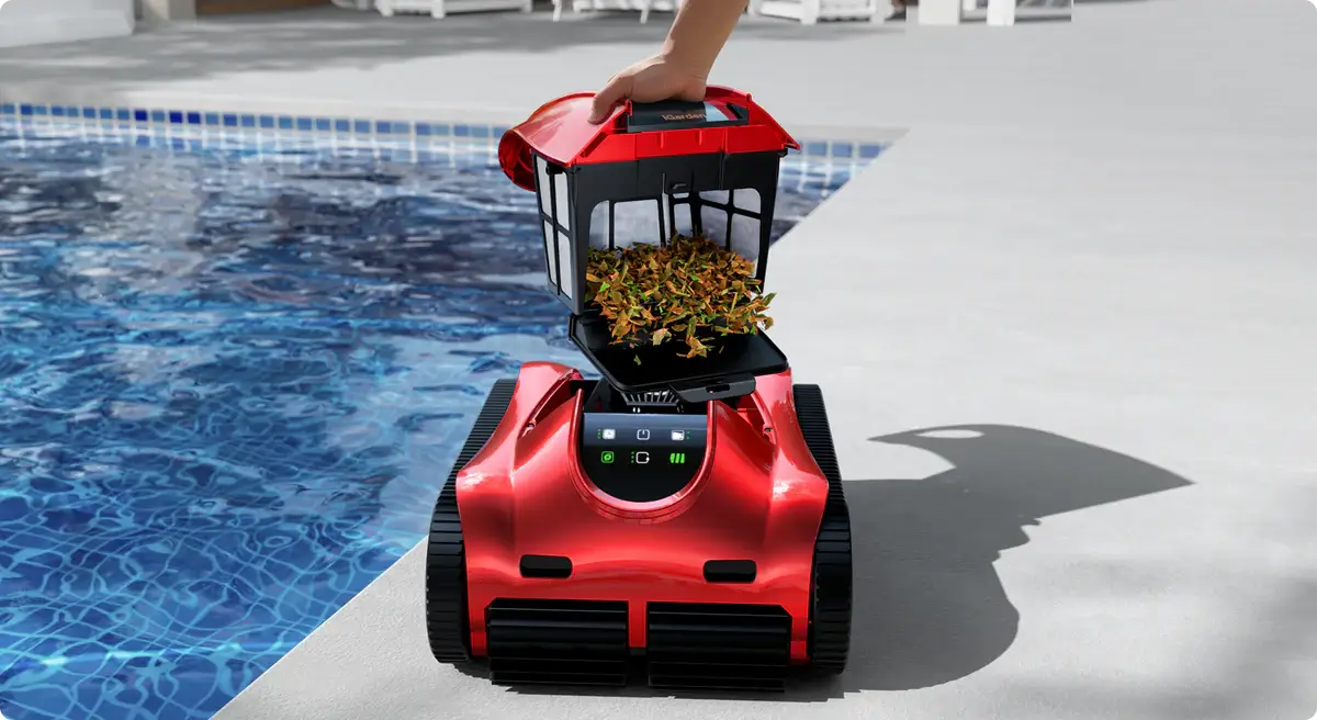 4l extra large debris basket on k series pool robot