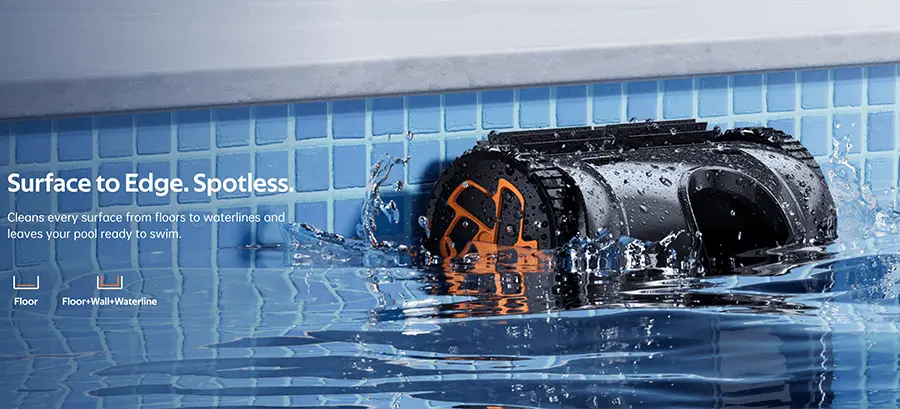 k series robot cleans walls and floos