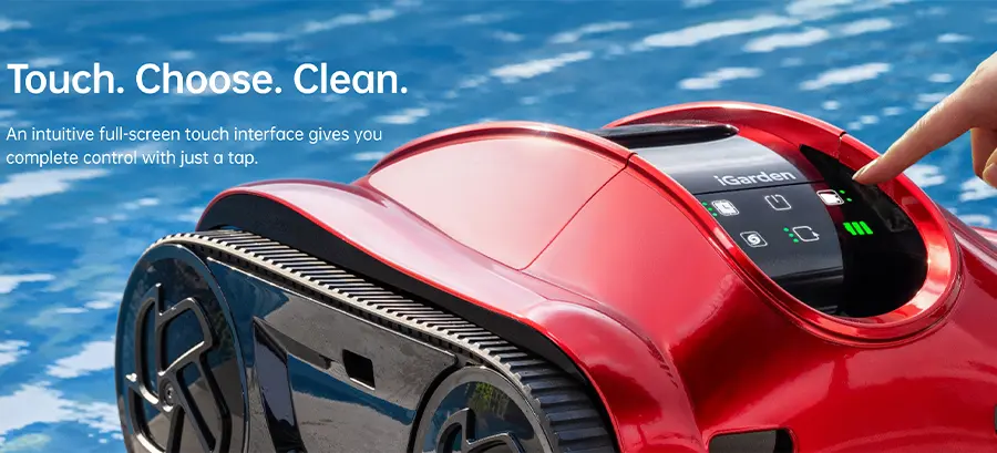 pool robot touch control